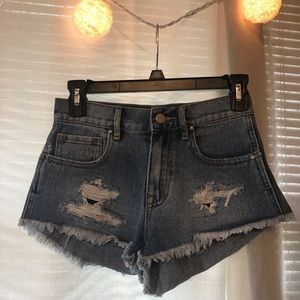Bullhead denim high rise short